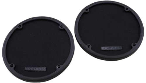 Hogtunes Rear-AA Grills Rear Speaker Grills (2 Pack), Fits 1998-2013 Harley-Davidson Motorcycles