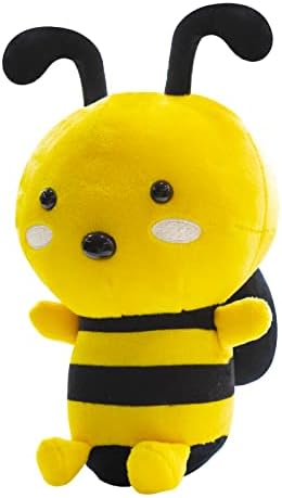 Putrer Bee Plush Toy,8" Bee Stuffed Animal,Soft Honeybee Plush Doll Gift for Kids Birthday Party,Christmas,Valentine (8 inch)