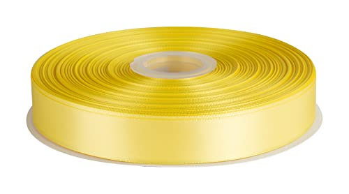 Double Faced Satin Ribbon, 25mm X 91M, Solid Polyester Ribbon for Gift Wrapping Crafts, Wedding Party Ceremony Decoration