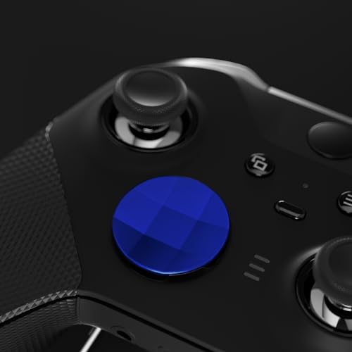 Image of eXtremeRate 2Pcs Metallic Blue Magnetic Stainless Steel D-Pads for Xbox Elite 1 /2 Controller, Replacement Directional Pad Button Kits for Xbox One Elite & Xbox One Elite Series 2 Controller