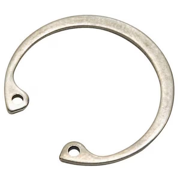 Internal Retaining Ring, Stainless Steel, Plain Finish, 1 1/8 in Bore Dia., Mfr: HO-112SS-A