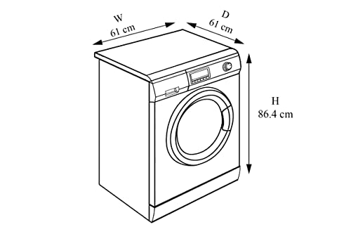 Image of Stylista Washing Machine Cover Compatible for Bosch 8 kg Front Load WAT24463IN Abstract Pattern Mgrey