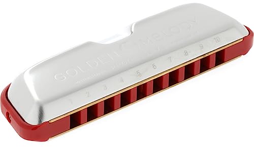 Hohner Golden Melody Progressive Harmonica, Key of E (M544BX-E)