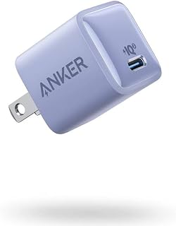 شاحن من أنكر بتقنية USB، متوافق مع الهواتف الخلوية، بمنفذ واحد، 20 واط، شحن سريع لآيفون وجالاكسي وبيكسل وآيباد