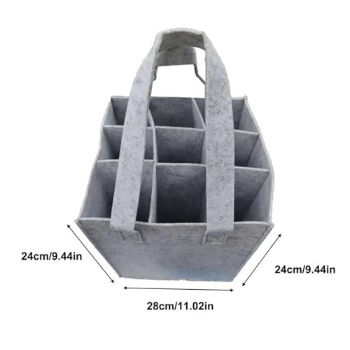 Bolsa de vino de fieltro antichoque para evitar roturas de botellas 6