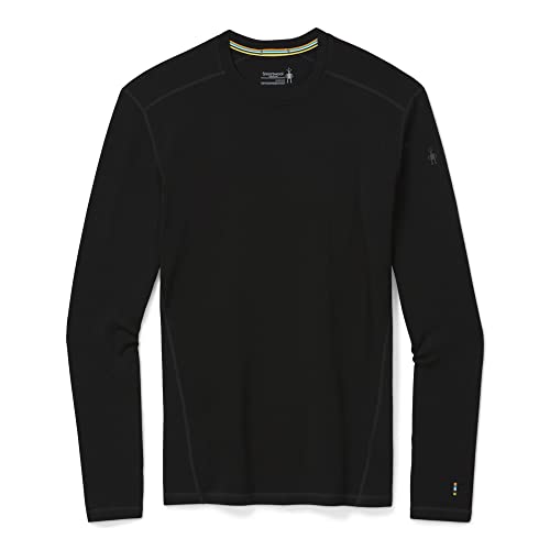 Smartwool, Men's Classic Thermal Merino Base Layer Crew, Black, XXL