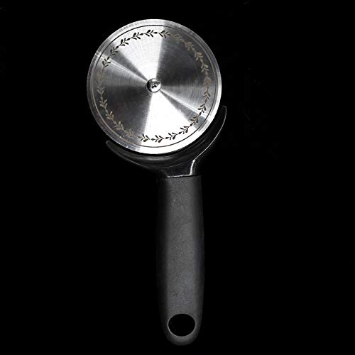 Menesia Stainless Steel Pizza Cutter Wheel with Plastic Protective Cover,Professional Commercial Design,Large Pizza Slicer Wheel(wreath) - Thumbnail 7