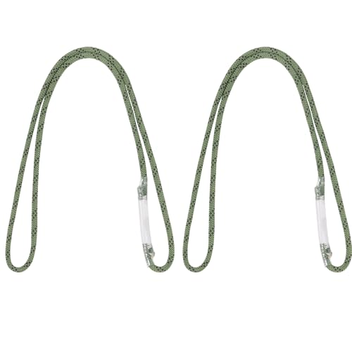 1/4 Inch Pre-Sewn Prusik Loop 24 Inch Premium Aramid Nylon Hybrid Cord 12kN Superior Heat Abrasion Resistant Rope Loop for Arborist Rescue Outdoor Rigging