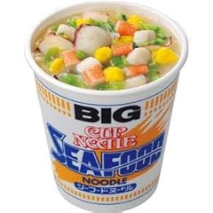 （まとめ）日清食品 カップ ヌードルシーフードヌードル ビッグ 104g 1ケース（12食）【×2セット】