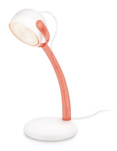 Preisvergleich Produktbild Philips myLiving LED Schreibtischleuchte Dyna, rot / weiß