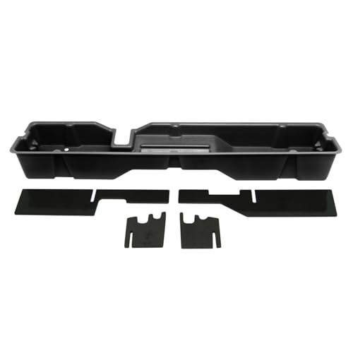 DU-HA Under Seat Storage fits 2004-2008 Ford F150 SuperCab & SuperCrew | Black Heavy-Duty Back Seat Organizer, Includes 2-Piece Dividers | 20004