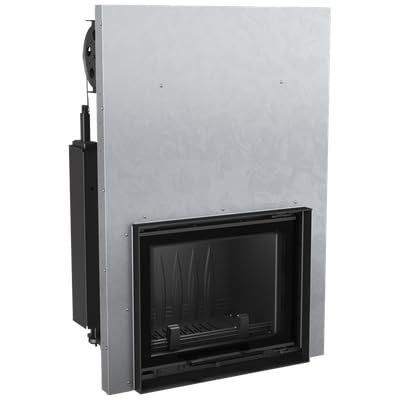 Inserto per camino in ghisa Maja 8 kW Ø 180 con porta scorrevole