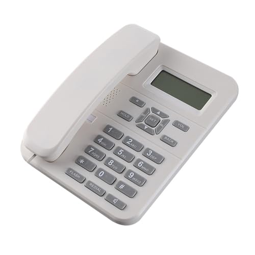 UncleS Teléfono Fijo De Escritorio para Oficinas Corporativas Y Hostelería Identificación Llamadas Teléfono Escritorio con Ahorro Energía