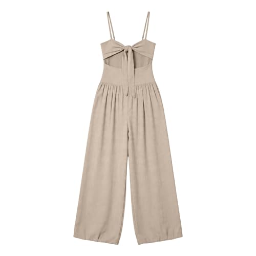 Mono ancho con tirantes transpirable y aberturas laterales de moda 4