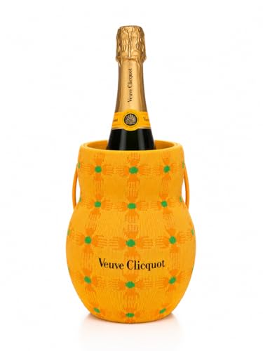 Veuve Clicquot Brut Yellow Label 75 cl con Cubitera Oficial Isotherm Amarilla Edición Especial | Champagne Premium Francés -MYSECRETWINE-
