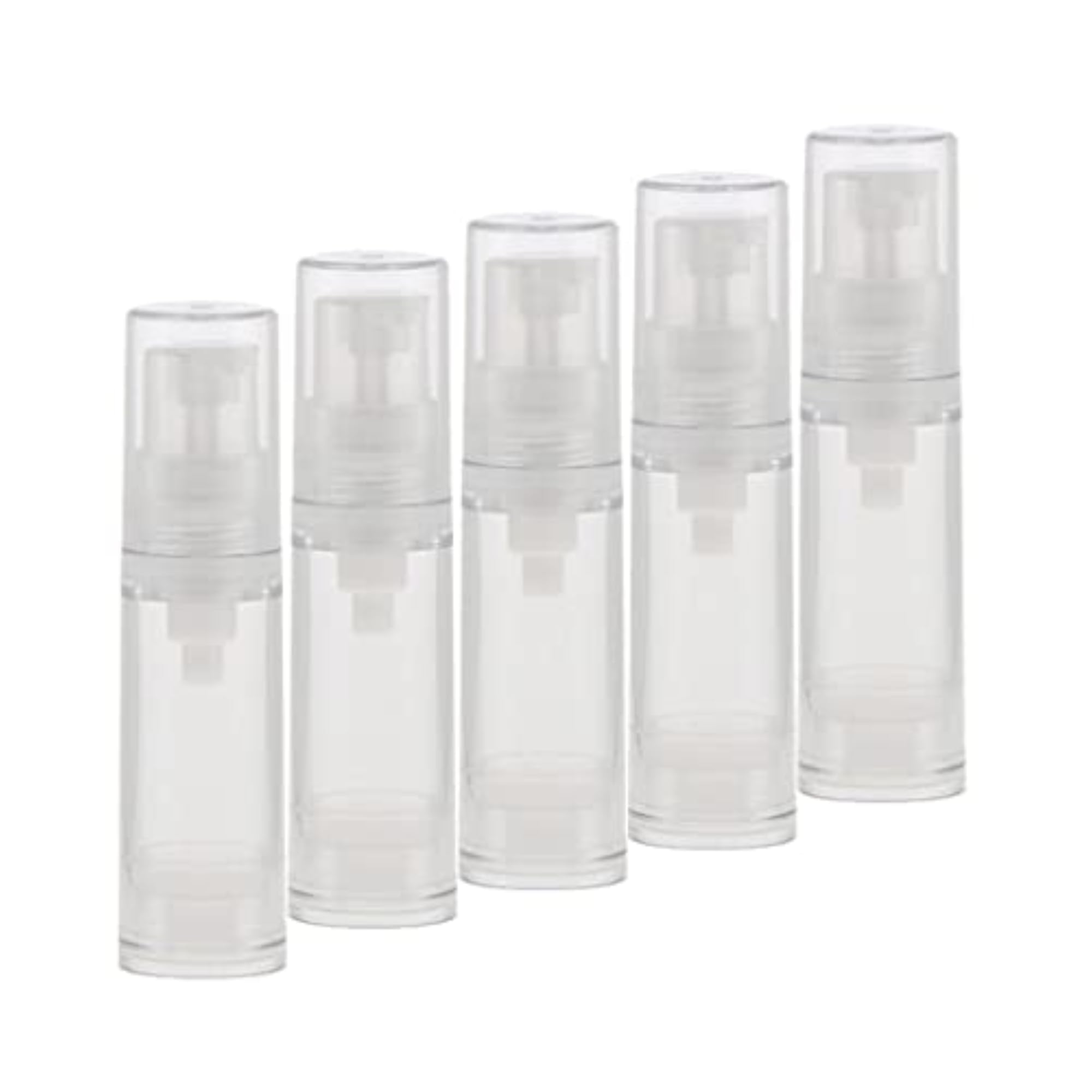 2x5 Pieces 5ml Pump Press Empty Tubes for Cosmetic Cream