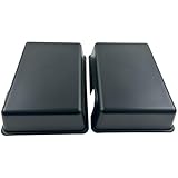 2 Pcs Humid Hideout Cave for Reptiles, Snake Hide for Ball Pythons, Gecko Hide, Leopard Geckos, Bearded Dragons,Compact Terrarium Decor with Easy-Clean Design (9.5"x6.7"x2.2" Large)