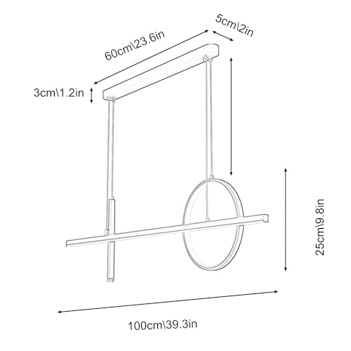 Plafonnier moderne à LED avec projecteur orientable et éclairage ciblé - 6