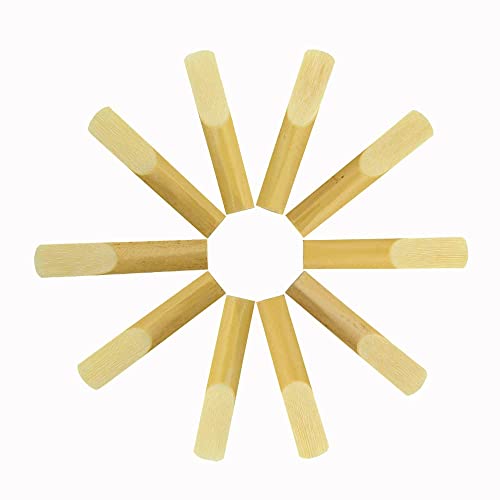 Accoco 10Pcs Clarinet Traditional Reeds, Bb Strength 2.0, With Storage Box #TOP1