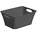 Produktbild Rotho Living Aufbewahrungsbox 5l, Kunststoff (PP) BPA-frei, anthrazit, 5l (29,5 x 21,6 x 13,5 cm)