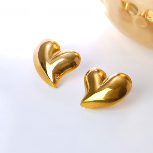 Image of Rubans Demi Fine Stainless Steel Stud Earrings Daily Gift for Women & Girls