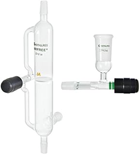 Chemglass AF-0540-05 Series AF-0540 Swivel Fritted Filter Tube, Airfree, Schlenk, 20 mm OD Medium Frit, 14/20 Standard Taper Inner Joint, 20 mL Capacity