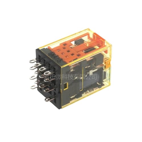 Relais intermédiaire électrique AC110V-120V inverseur 4 ouvert 4 fermé - 3