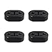 4PCS Exhaust Hangers，Heavy duty vehicle insulator anti-corrosion rubber hanger，2 Holes 0.47 Inch,exhaust system muffler hanger,Universal Car Accessoriesr (4, 0.47in-2 holes)