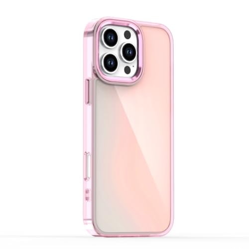 Coque iPhone 15 rigide premium mat rose protection haute résistance