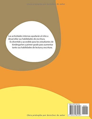 Miniatura 2 de Spanish Workbook Elementary Libro de actividades para niños Dibujo, escritura del alfabeto, números y palabras Siglos3+ tamaño - 8.5 "x 11"