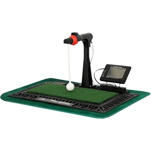 Tapis entraîneur de swing de golf à hauteur réglable avec retour automatique de balle