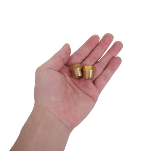 Conector metálico hexagonal de latón robusto para accesorios de tuberías 4