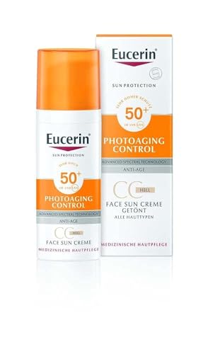 Eucerin Sun Photoaging Control SPF50+ Crema Solare Viso Colorata Naturale 50 ml