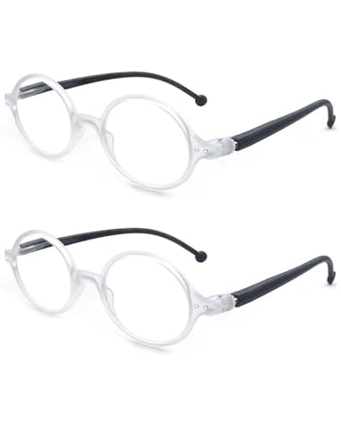 Image of Round Reading Glasses for Women Men Blue Light Blocking Circular Readers Unisex Ultra Lightweight Circle Eyeglasses