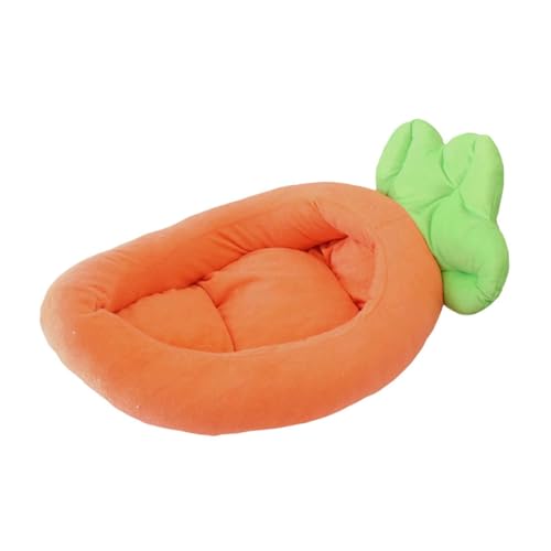 lmoikesz Gemütliches Hundebett, bequem, waschbar, weich, karottenförmig, für kleine bis mittelgroße Haustiere, drinnen und draußen. Dieses Haustier