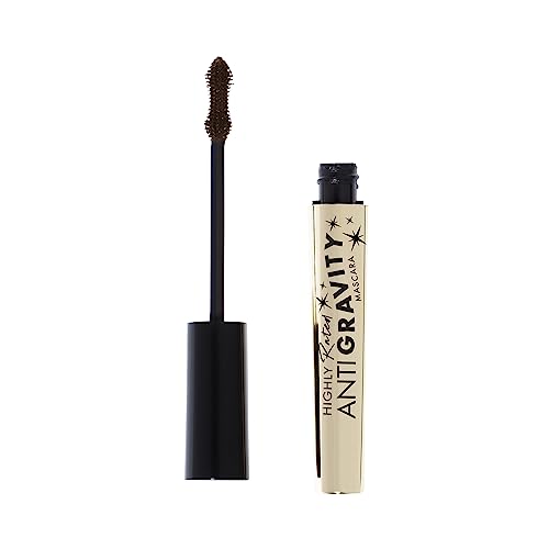 Image of Milani Mascara Volume and Length, Highly Rated Anti-Gravity Brown Black Shade with Castor Oil and Molded Hourglass Shaped Lash Coating Mascara Wand