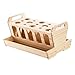 Leefasy Hay Feeder Rack Food Dispenser Wood Large Bunny Food Feeding Manger Chinchilla Hay Rack for Hamster Cage Bunny