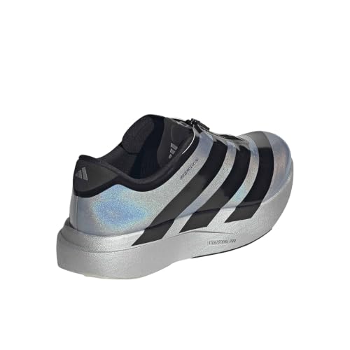 Image of adidas Mens Adizero Evo Sl Zip Sneakers Shoes - Silver