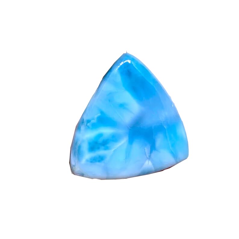 Cabochon larimar naturel triangle 33x31x6mm pour création pendentif GH_NAT_06718