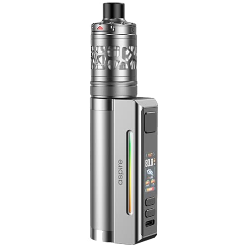 Hilax アスパイア Zelos M80 Pod Mod 2600mAh 内蔵バッテリー 大容量 4ml 電子タバコ VAPE ベイプ スターターキット 本体 カートリッジ付 ボトムフィル DL MTL 小型 Silver