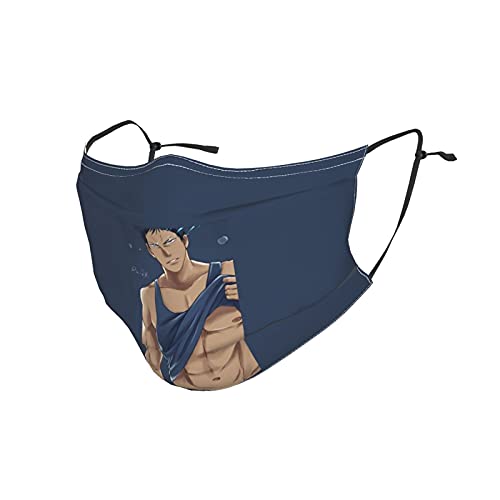 黒子のバスケ 黒子テツヤ 黄瀬涼太 緑間真太郎 青峰大? 紫原敦 赤司征十郎 (12) マスクスポーツ 通気性 洗えるマスク 日焼け防止 吸汗速乾 フリーサイズ 男女兼用