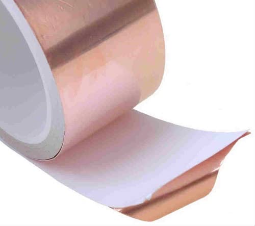 Fita Cobre Adesiva P/Blindagem 1 Metro Por 50mm