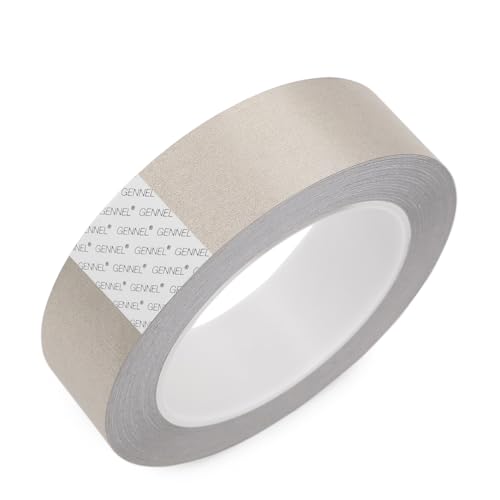 Image of Conductive Cloth Fabric Adhesive Tape 30mm x 20M (1.2in x 65ft), Faraday Tape for EMI Shielding, Interference Signal Blocking, Laptop Mobilephone Guitar Repair, Cable Wire Harness Wrapping