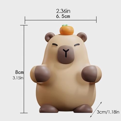 Porte-clés capybara adhésif pour optimiser le miroir de douche - 6