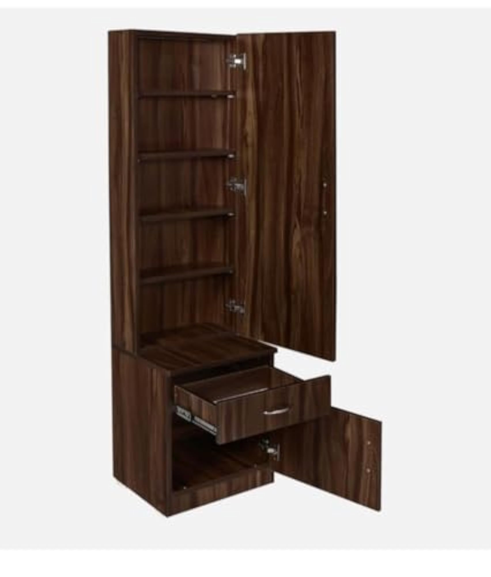 Engineered Wood Single Door Wooden Vanity Dressing Table