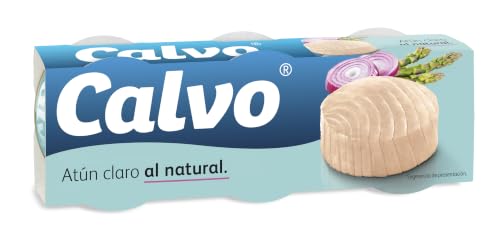 Calvo Atún Claro al Natural, 3 x 80g