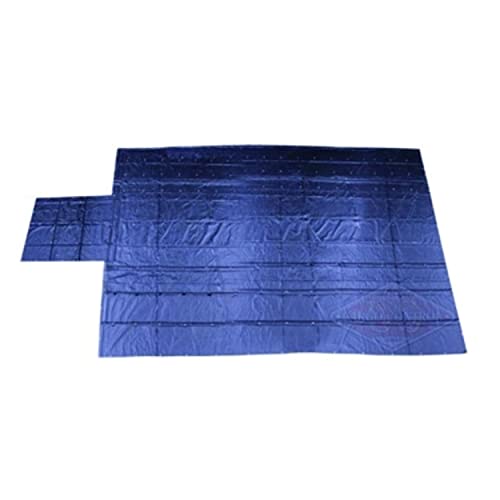 US Cargo Control Heavy Duty Lumber Tarp - 20 Feet x 28 Feet with 6 Foot Drop and Flap - Strong and Reliable Protection for Your Flatbed Trailer Cargo - 18 Ounce Blue Trailer Tarp