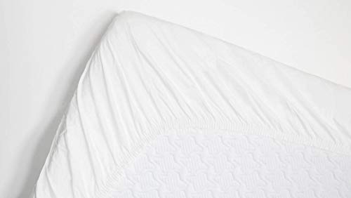 Snoozing Drap-housse en coton, pont extra haut, Blanc., 90 x 210 cm Cover