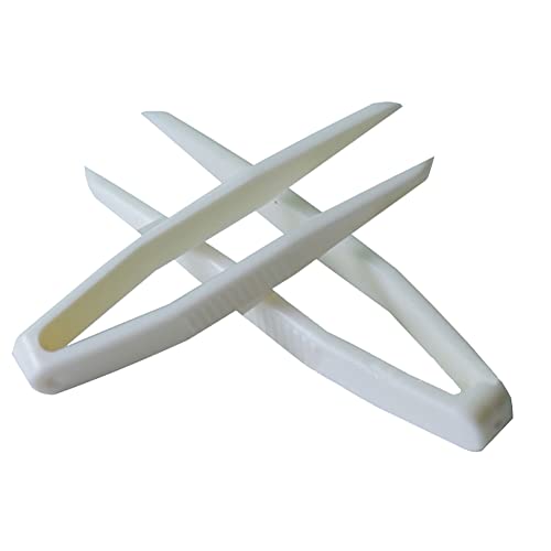 UUYYEO 50 Pcs Mini Plastic Tweezers Contact Lens Clip Beauty Tweezers Makeup Tool for Double Eyelid Stickers