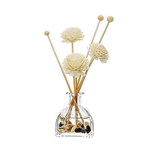 Flacon diffuseur vide en verre transparent de 50 ml pour parfum et huiles